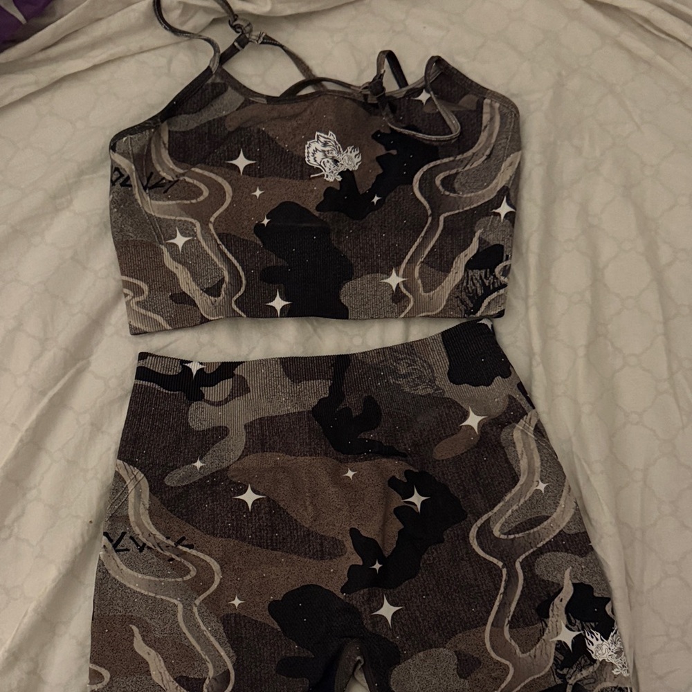 Darc Sport Camouflage Athletic Shorts - Black, Brown, Tan